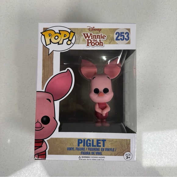 Funko Other - Funko Pop! Disney Winnie the Pooh Piglet #253 Pink Vinyl Figure